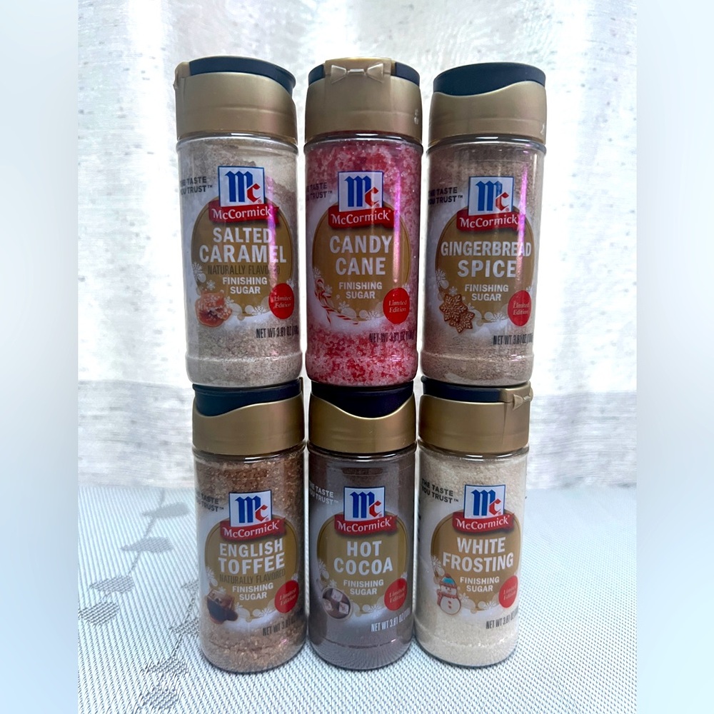 McCormick Limited Edition Finishing Sugars Set of 6